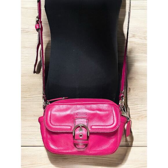 Coach F25150 Campbell Leather Camera Bag - Picture 6 of 11